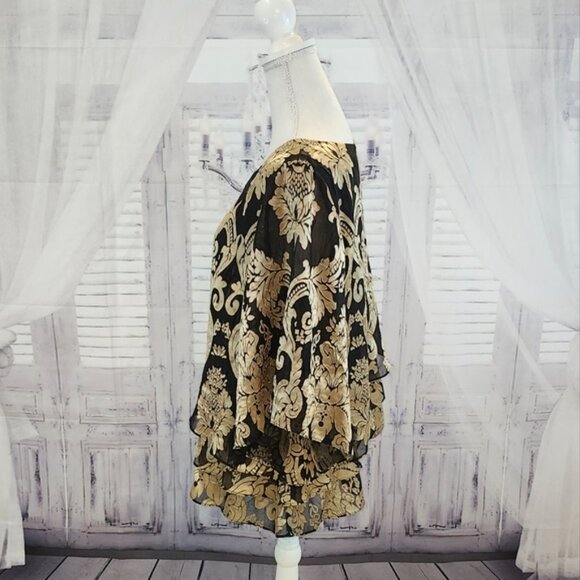 Alex Evenings Metallic Sheen Blouse - Picture 2 of 4